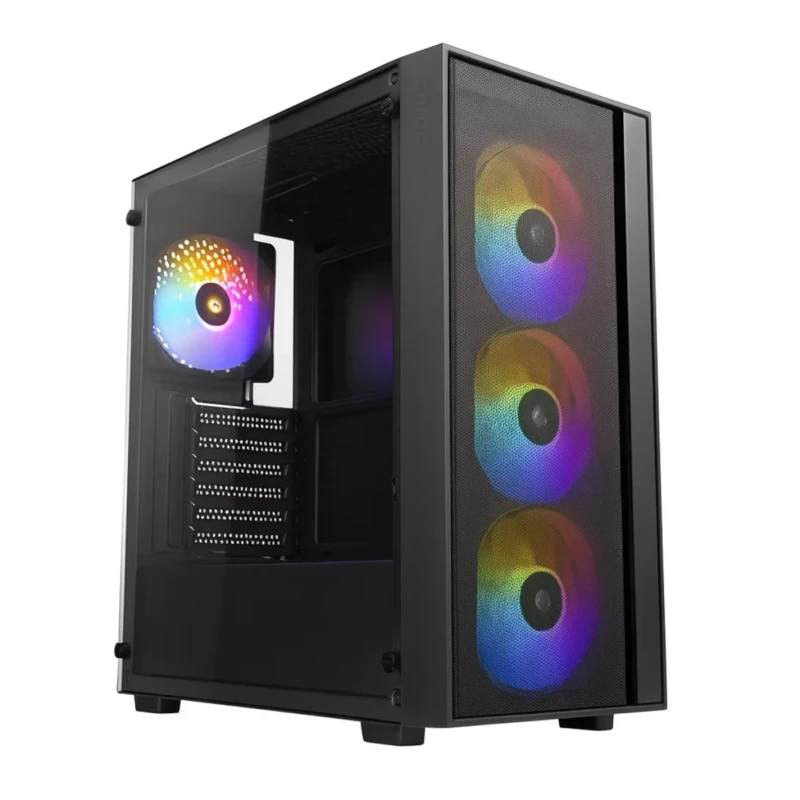 Case Gaming Antec AX65 Vidrio Templado con 4 Ventiladores ARGB
