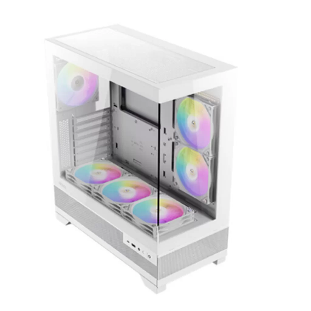 Case Gamer Antec CX700 ARGB Mid-Tower Blanco Vidrio Templado con 3 Ventiladores