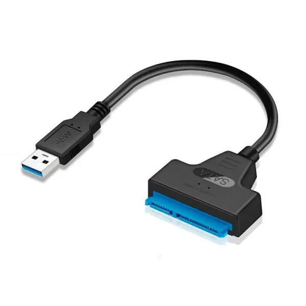 Cable Adaptador SATA a USB 3.0 para HDD y SSD 2.5" con Transferencia 5Gbps