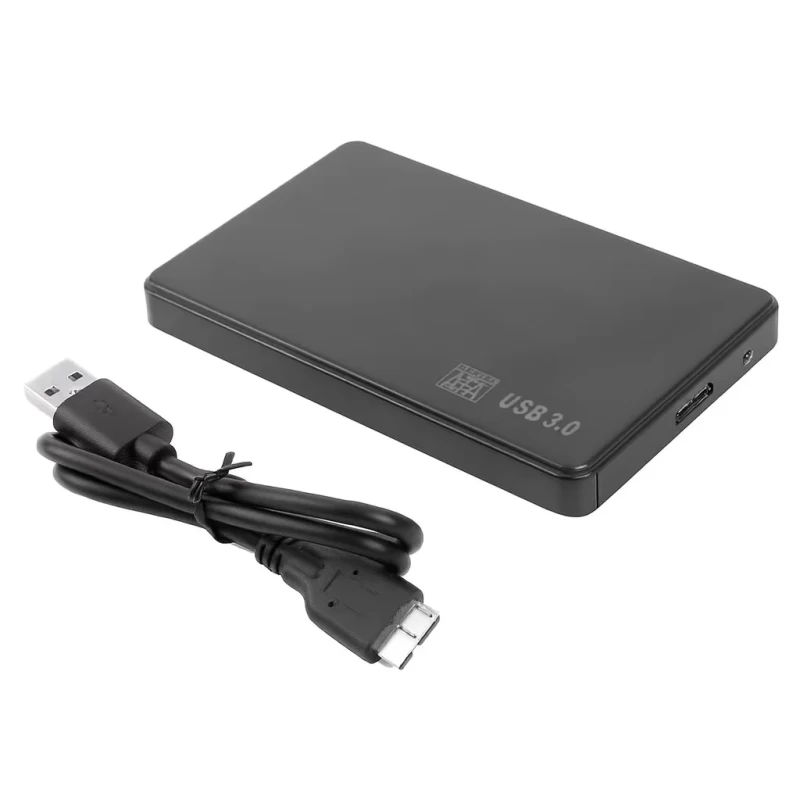 Caja Externa HDD 2.5" SATA a USB 3.0 Compatible con SSD hasta 4TB Diseño Compacto