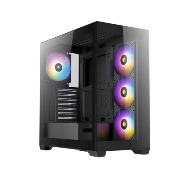 Case Gaming Antec CX300 Negro Vidrio Templado con 3 Ventiladores ARGB