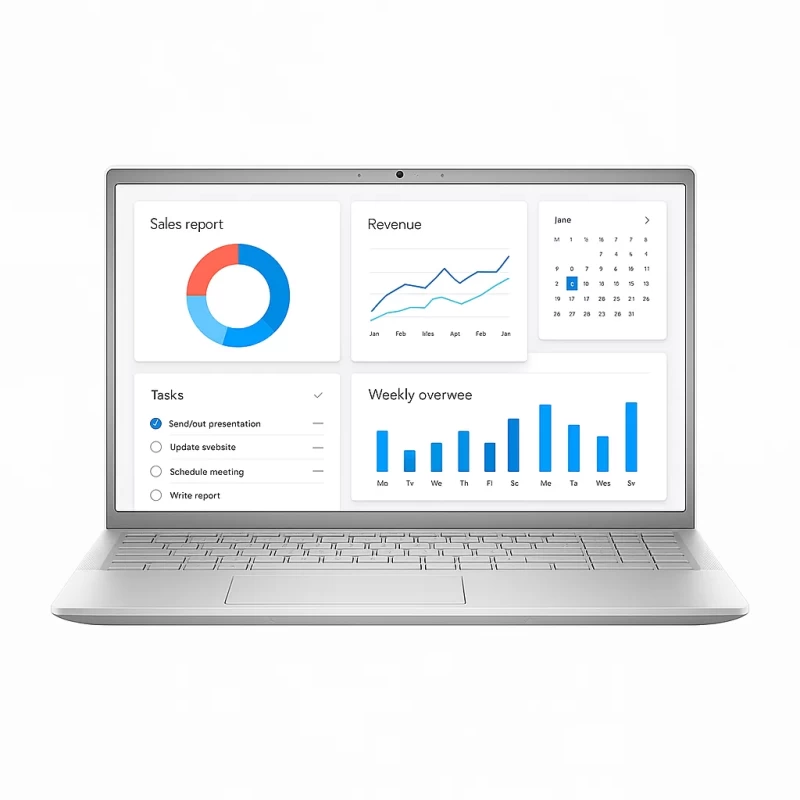 Laptop Dell Inspiron 7430 14" WQXGA i7-13700H 16GB 1TB SSD WiFi 6 BT 5.1 Thunderbolt 4 Windows 11