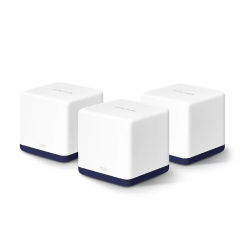Router Mercusys Halo H50G (3-Pack) Mesh Wi-Fi AC1900 1900 Mbps con 3 Puertos Gigabit