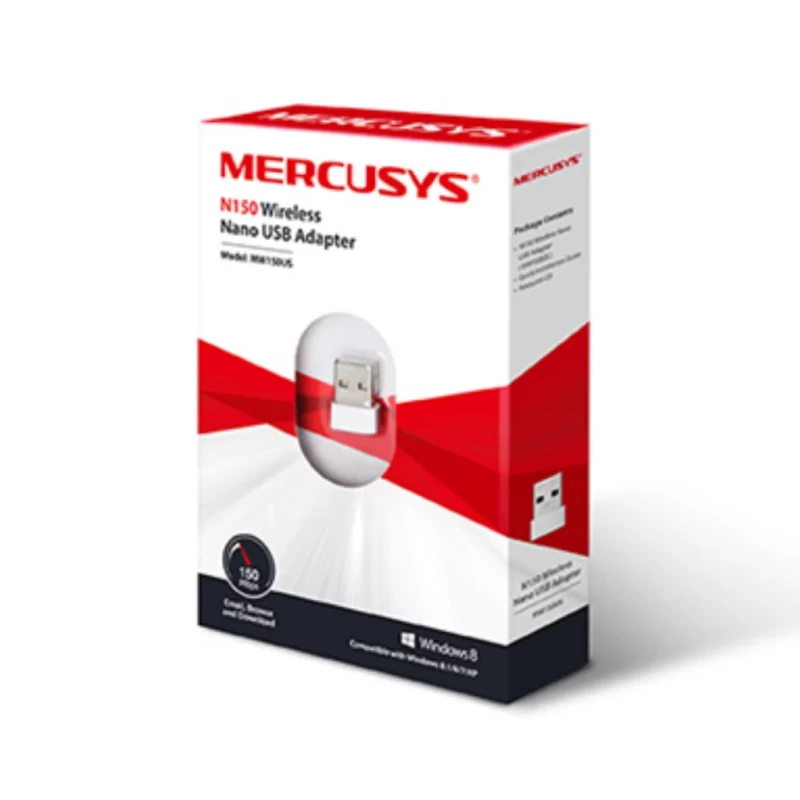 Mercusys MW150US Adaptador USB Nano Inalámbrico N150 150Mbps 2.4GHz