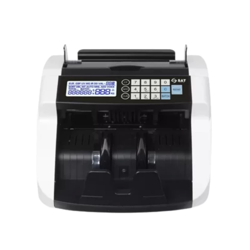 Contadora De Billetes Multidivisa LCD Con Detección UV MG MT IR DD