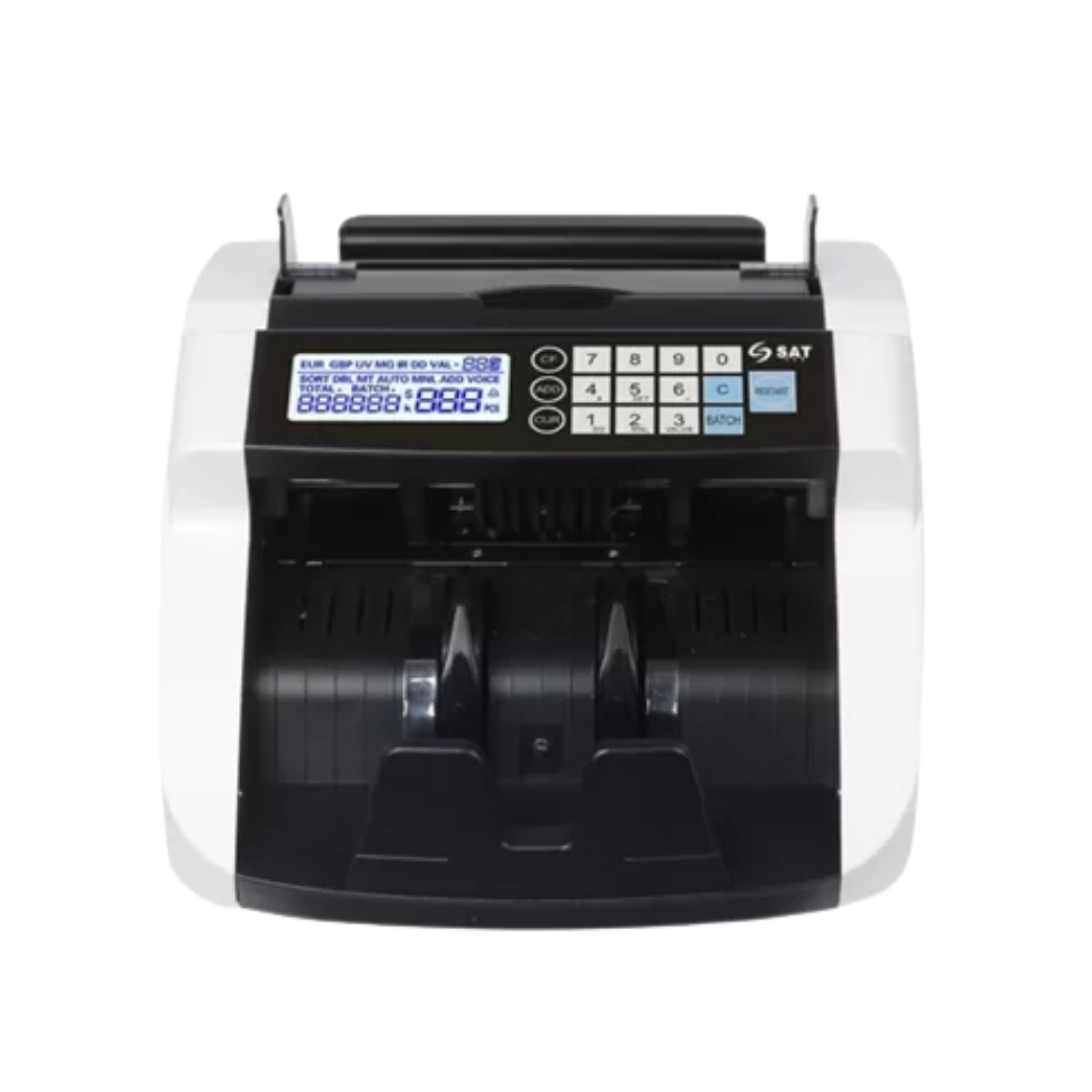Contadora De Billetes Multidivisa LCD Con Detección UV MG MT IR DD