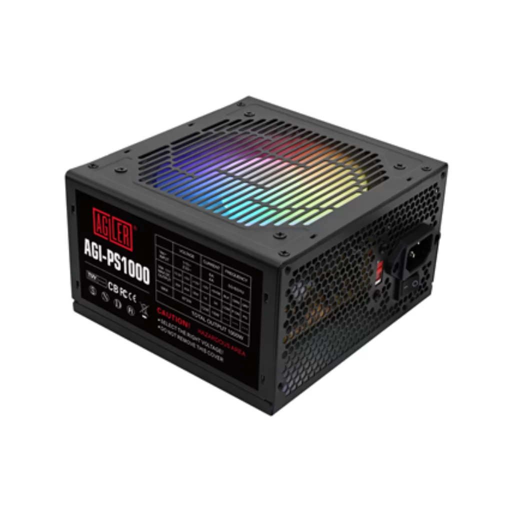 Power Supply Agiler AGI-PS1000 1000W RGB 120mm Fan ATX