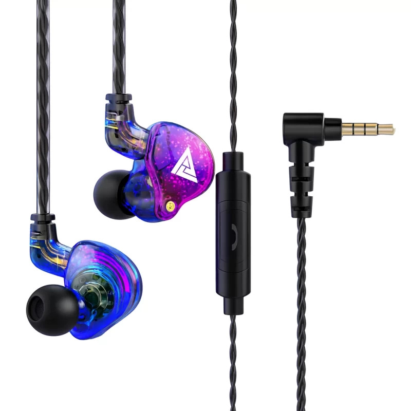 Auriculares QKZ AK6 Pro Desmontables Con Micrófono Cancelación De Ruido