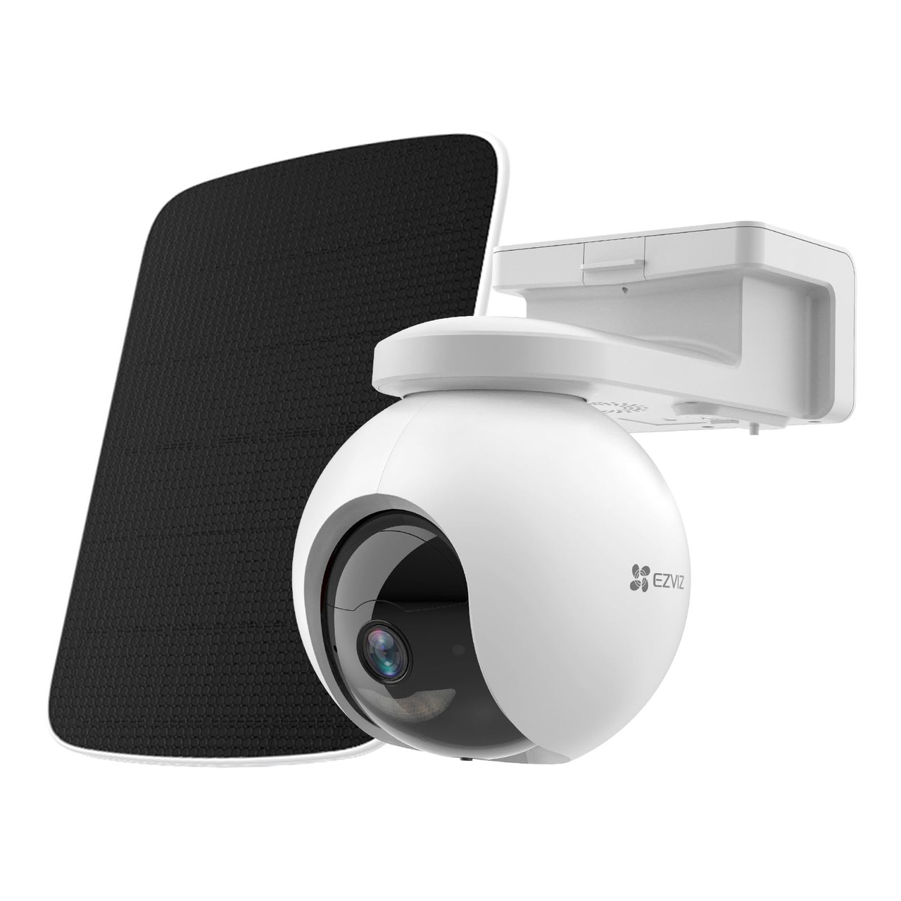 Cámara Exterior EZVIZ CB8 2K con Batería y Panel Solar Kit 360° WiFi con Visión Nocturna a Color