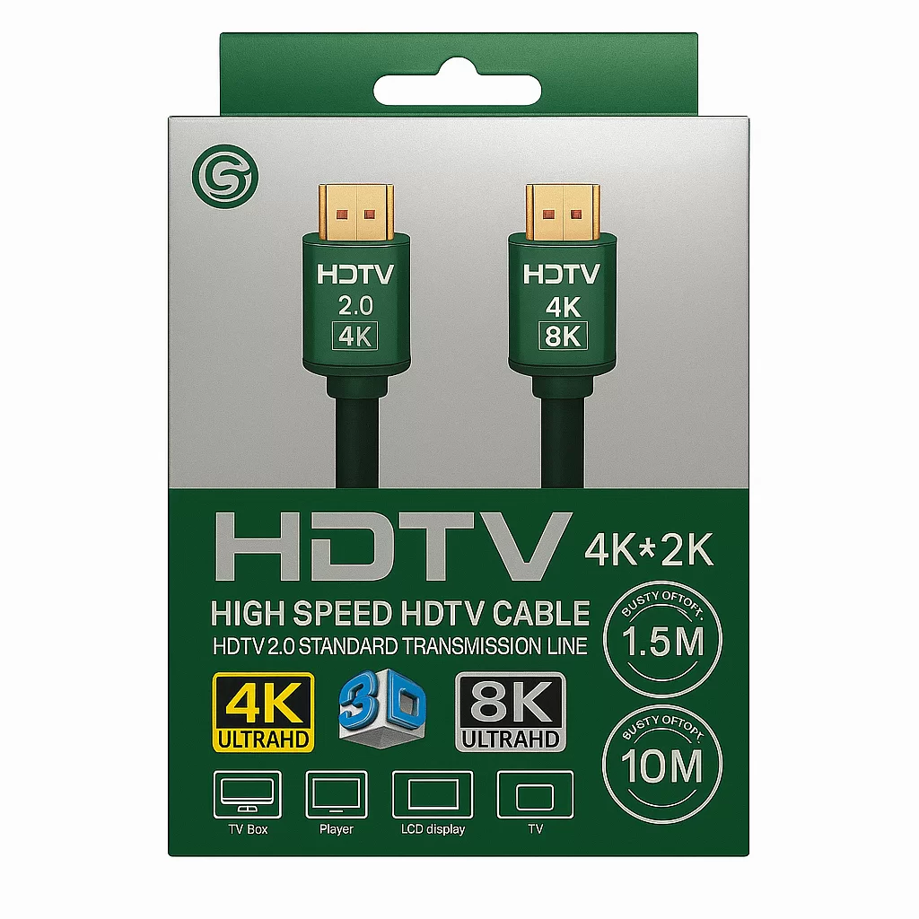 Cable HDMI HDTV 2.0 Alta Velocidad 4K 8K 1.5M