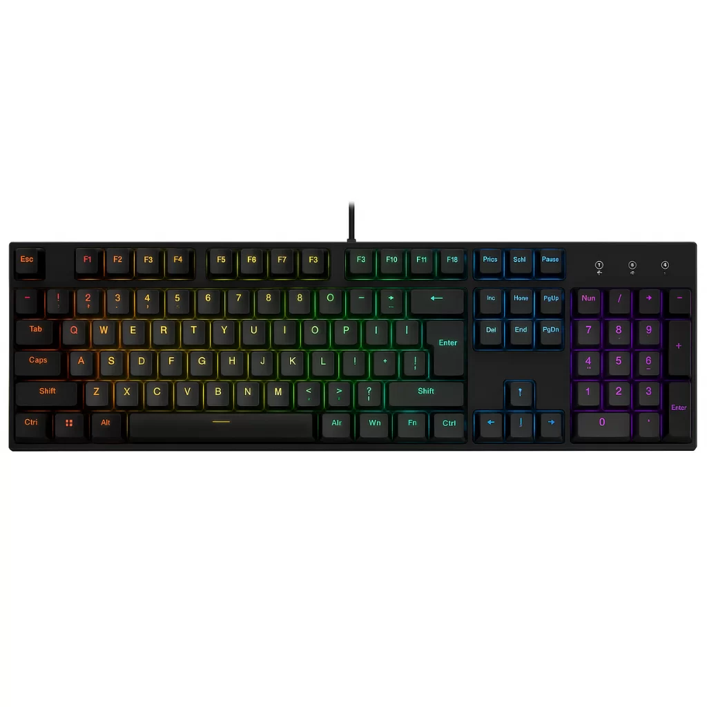 Teclado Gamer Fantech MK884v2 Atom Mecánico RGB