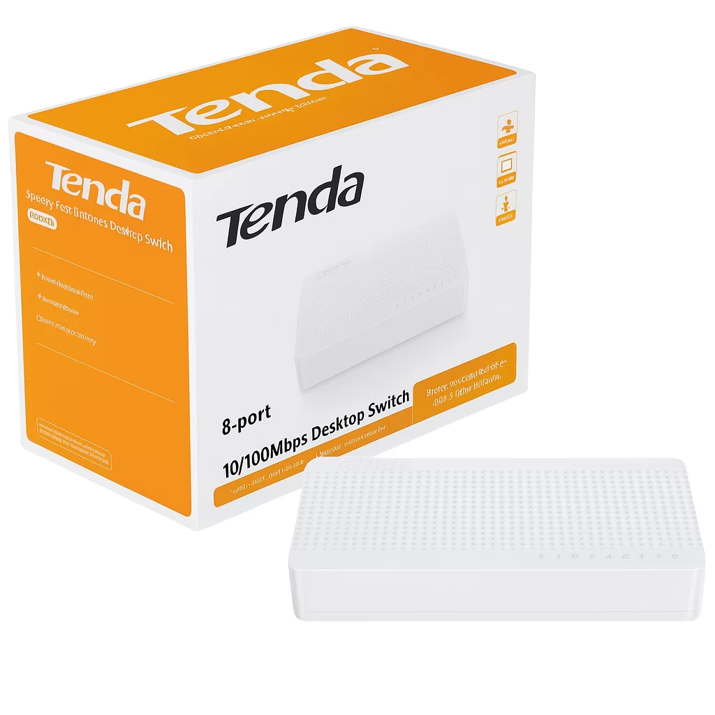 Switch Ethernet Tenda S108 8 Puertos 10/100 Mbps