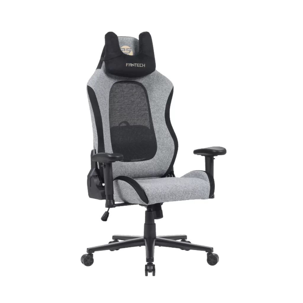 Silla Gamer Fantech GC-195 Gris Reclinable 135° Ergonómica 330LB