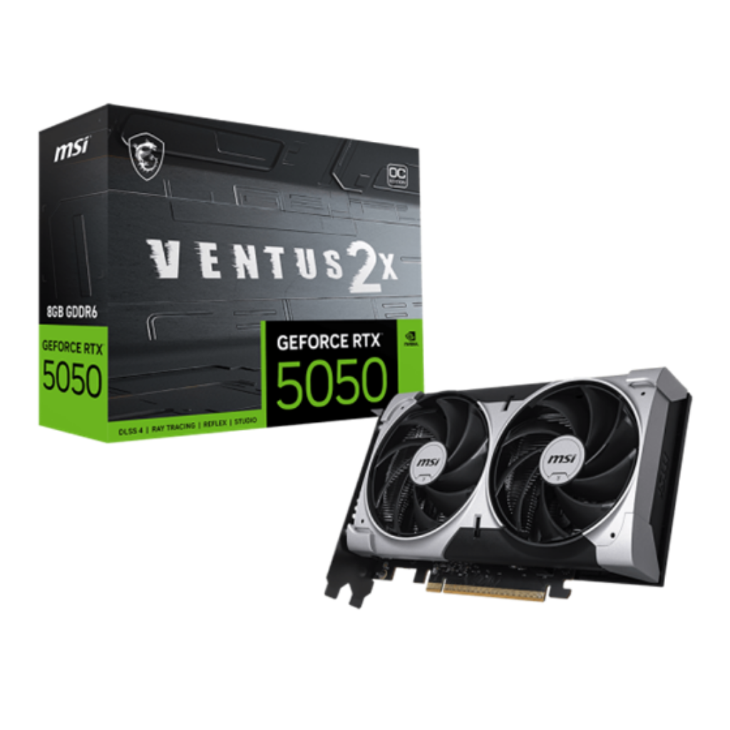 Tarjeta De Video MSI GeForce RTX 5050 Ventus 2X OC 8GB GDDR6
