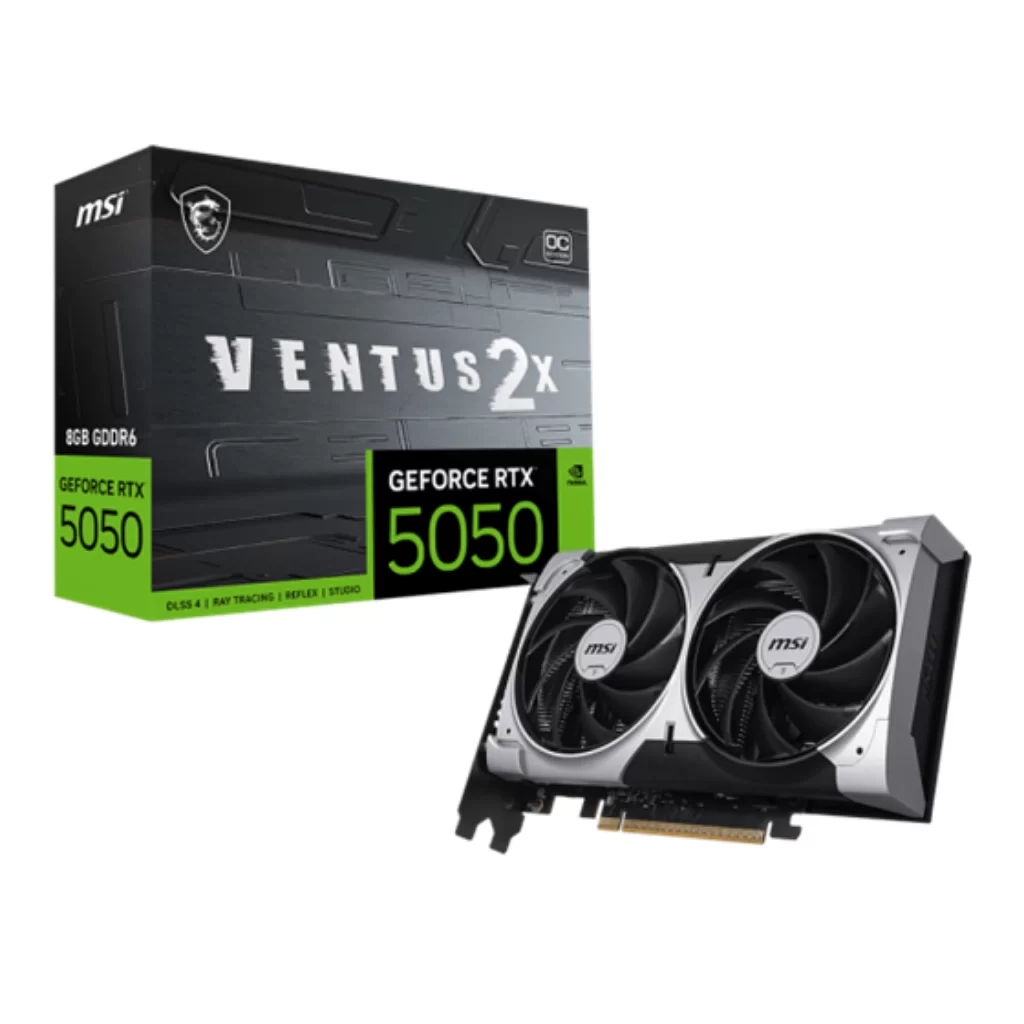 Tarjeta De Video MSI GeForce RTX 5050 Ventus 2X OC 8GB GDDR6
