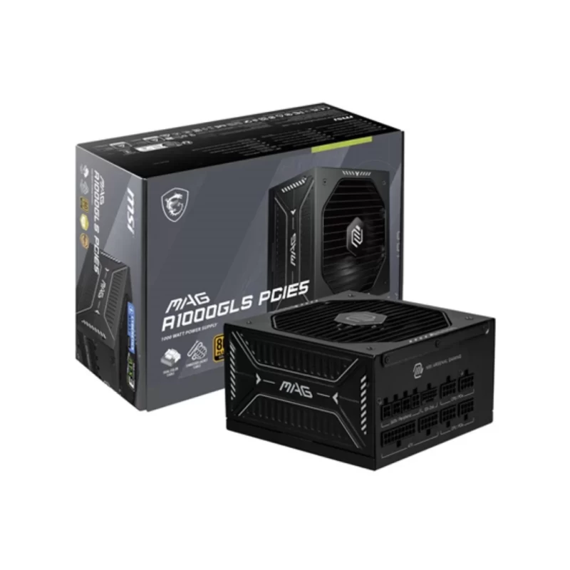Power Supply MSI MAG A1000GLS 1000W 80 Plus Gold Modular