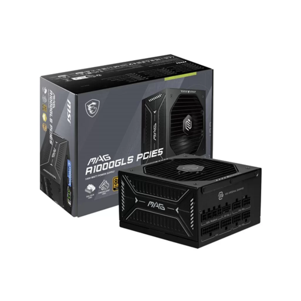 Power Supply MSI MAG A1000GLS 1000W 80 Plus Gold Modular