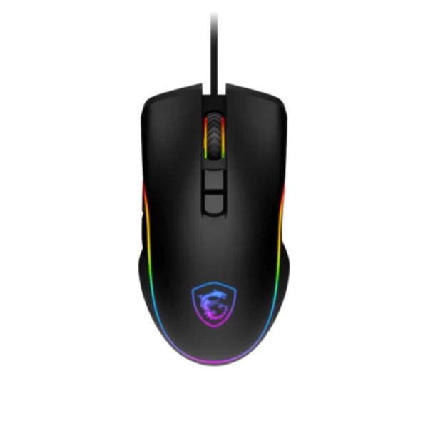 Mouse Gamer MSI Forge GM300 RGB 7200 DPI 7 Botones Negro