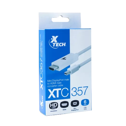 Cable Adaptador Mini Displayport A Hdmi Xtech XTC-357 1080p