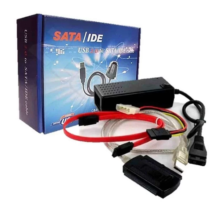 Adaptador Usb A Sata/Ide AGI-1110 Con Fuente De Poder
