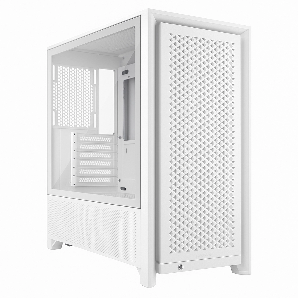 Case Corsair 4000D Mid Tower Modular Vidrio Templado Blanco
