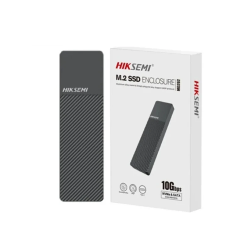 Caja USB Hiksemi M.2 SSD NVMe y SATA USB 3.1