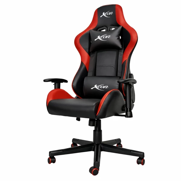 Silla Gamer Xcon XCON-C6645 Reclinable Negro Rojo 265 Lbs
