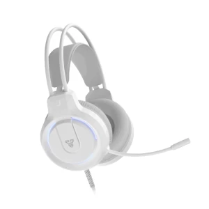 Audífonos Fantech HQ53 Flash Blanco con Micrófono Gamer Luz Roja