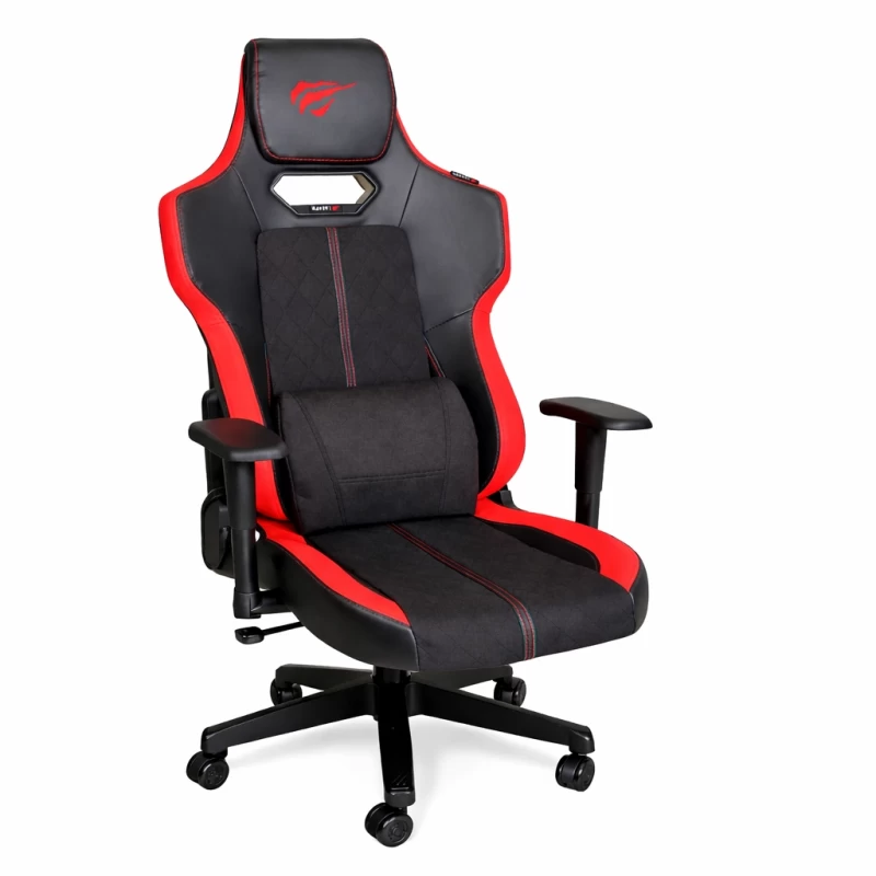 Silla Gamer Profesional Havit GC926A Negro con Rojo Ergonómica Reclinable