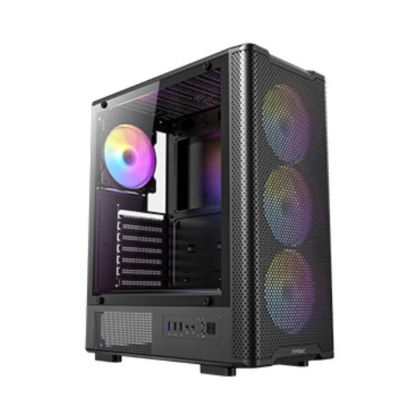 Case Gamer Antec VX310 ARGB Mid Tower Negro Con 4 Ventiladores ARGB