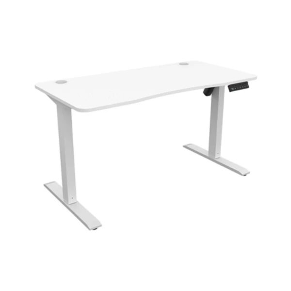 Escritorio Xtech Ajustable Eléctrico Blanco Manejo de Cables Altura 73.5-118.5cm