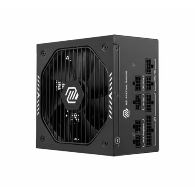Fuente de Poder MSI MAG A750GLS 750W ATX 80 Plus Gold Modular PCIe5 16 Pines