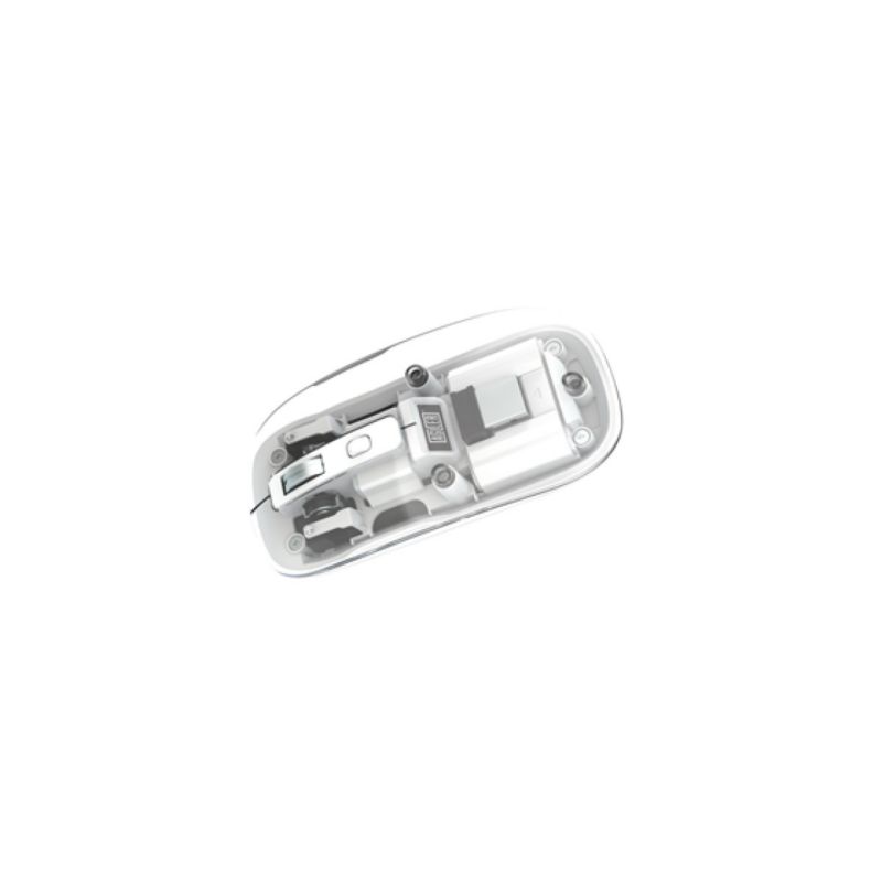 Mouse Agiler Wireless Receptor USB Transparente Bateria Recargable