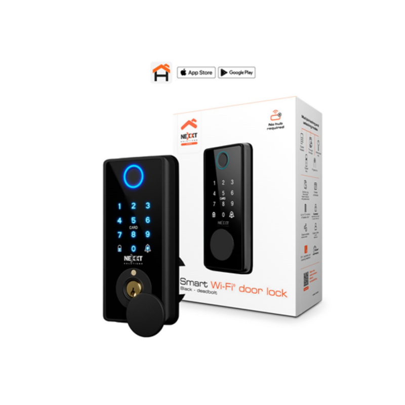 Cerradura Nexxt Smart WiFi Teclado Digital Lector Huella