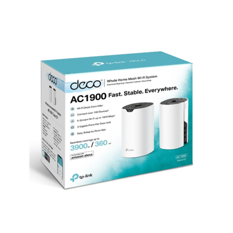 Router Tp-Link Deco S7 Ac1900 Wi-Fi 5 1.9 GBps 2-Pack