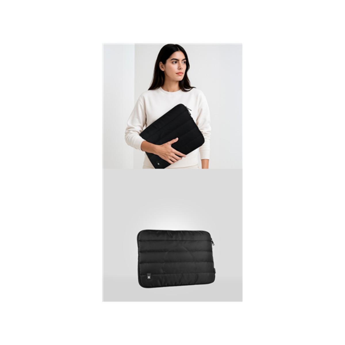 BULTO PARA LAPTOP KLIPX XTREME 16" TIPO SLEEVE, NYLON, RESISTENTE AL AGUA, NEGRO (KNS-500)