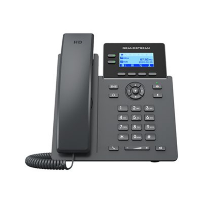 Teléfono IP Grandstream GRP2602G 2 Líneas 4 SIP PoE Gigabit Con Fuente De Poder