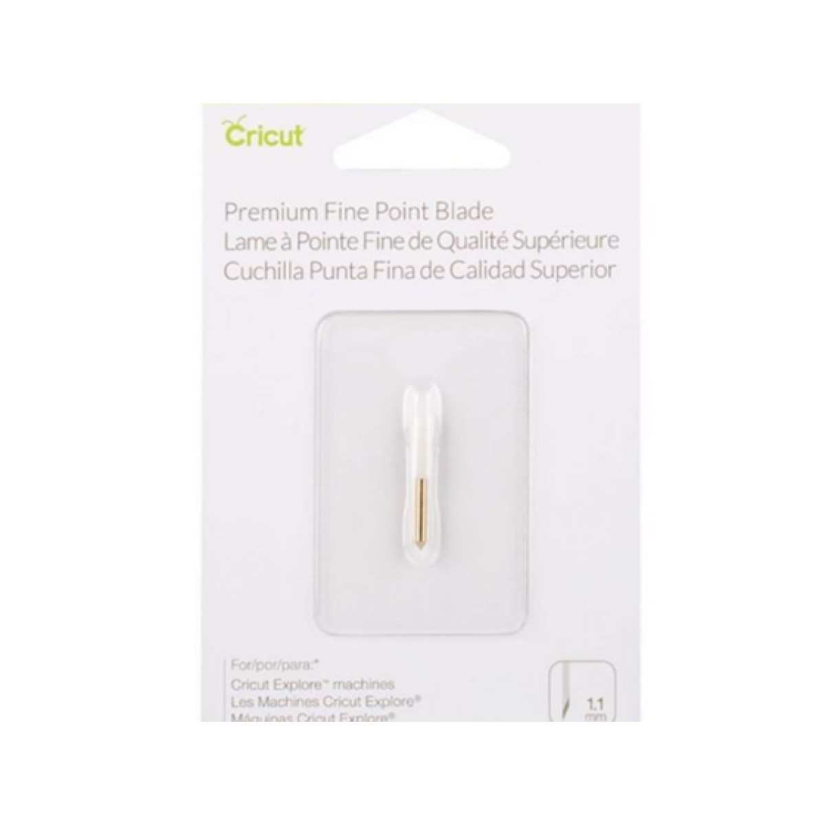 Cuchilla Cricut Premium Punta Fina Carburo Alemán Resistente