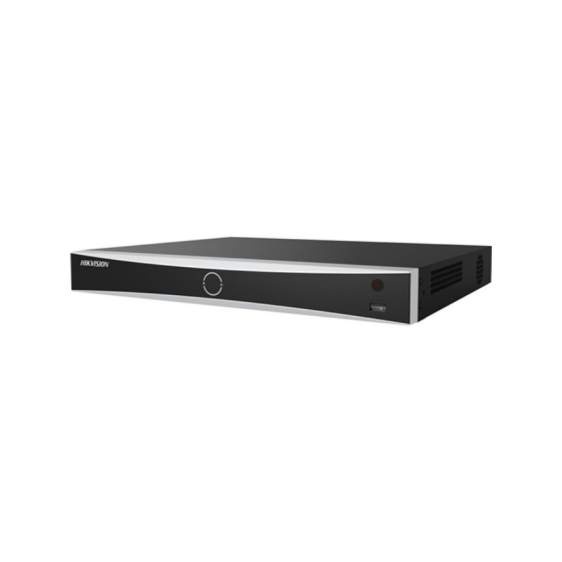 NVR 8 Canales IP Hikvision 8K Acusense Reconocimiento Facial Poe+