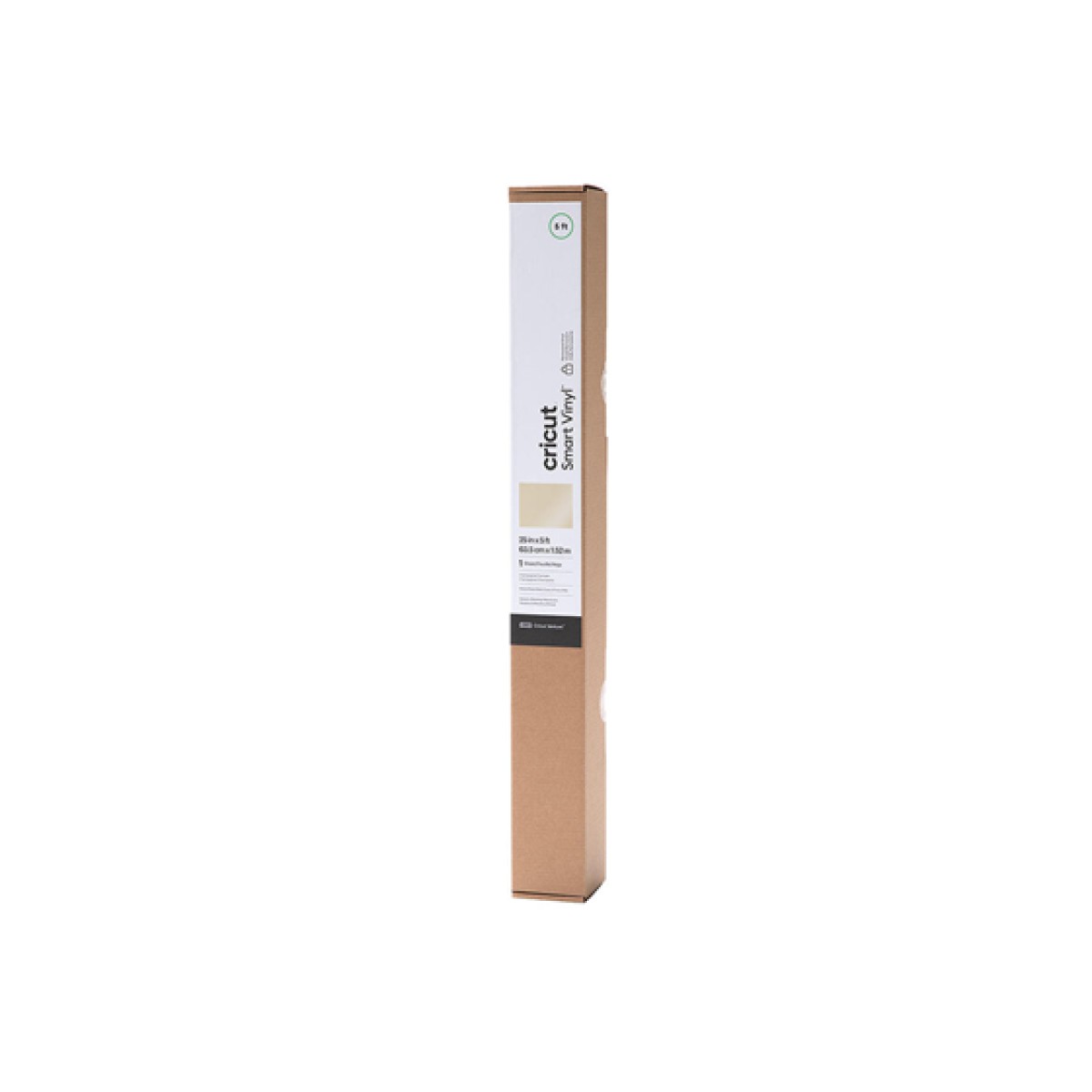 Rollo De Vinil Cricut Permanente 25" X 5' Acabado Matte Metalico Champaña
