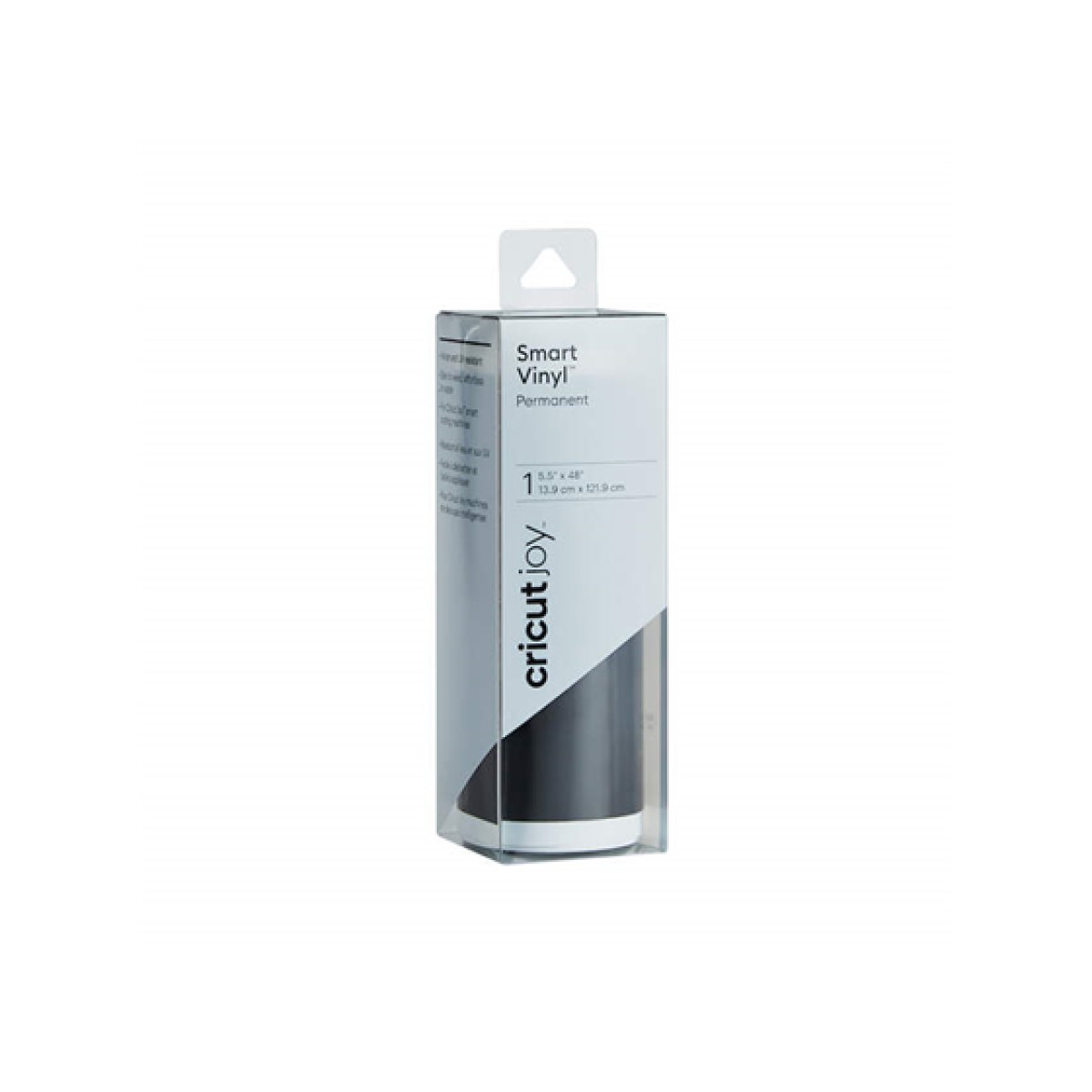 Rollo De Vinil Cricut Permanente 5.5 X 48 Pulgadas Glossy Negro