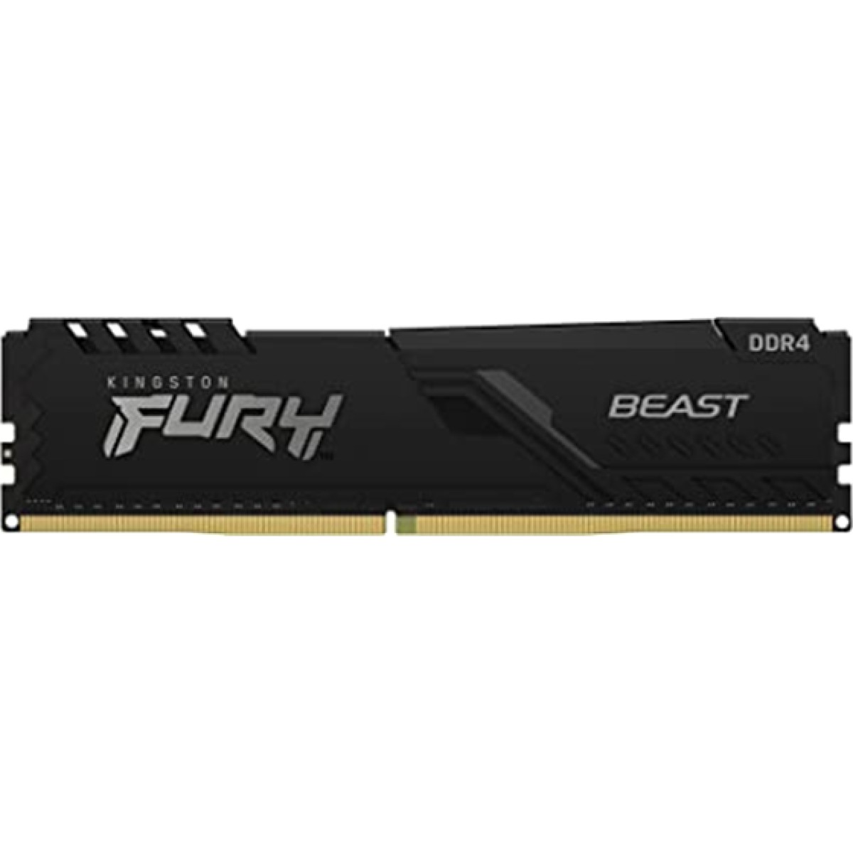 MEMORIA 8GB (1X8GB) KINGSTON, P/DESKTOP, 3200MT/S DDR4 CL16 DIMM FURY BEAST BLACK. NON-ECC UNBUFFERED DIMM (SINGLE MODULE) 1RX8 16-18-18 1.35V 288-PIN 8GBIT