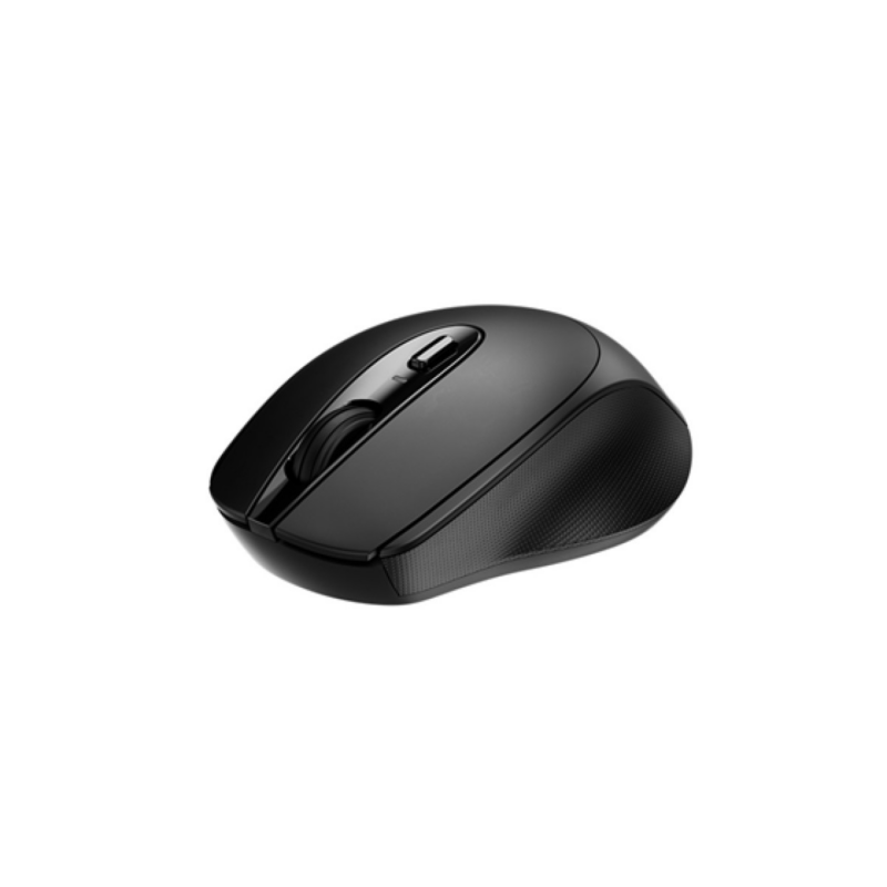 Mouse Klipx Easihand Optico Inalambrico 4 Botones 1600 Dpi Ambidiestro USB Negro