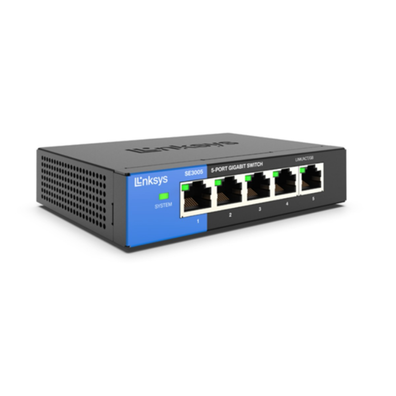 Switch Linksys Se3005 5 Puertos Gigabit No Administrable Desktop