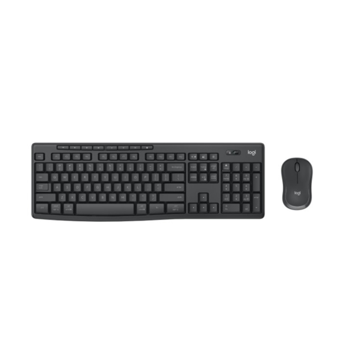 Teclado Mouse Logitech Mk370 Bluetooth USB Combo Ingles Grafito