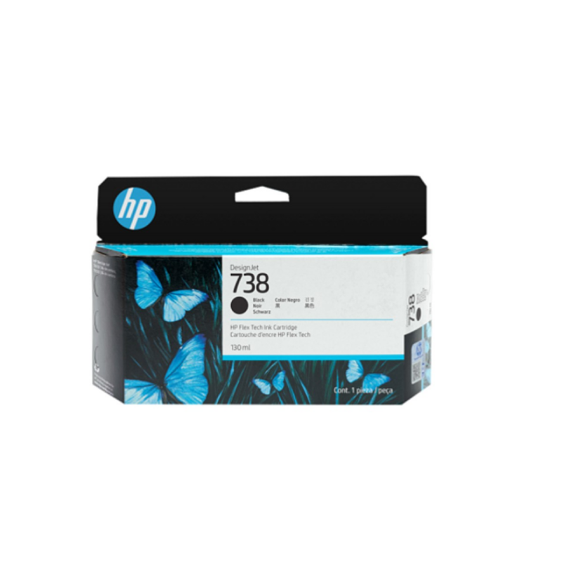 Cartucho Negro Hp 738 498N4A 130Ml Para Designjet T850 T950
