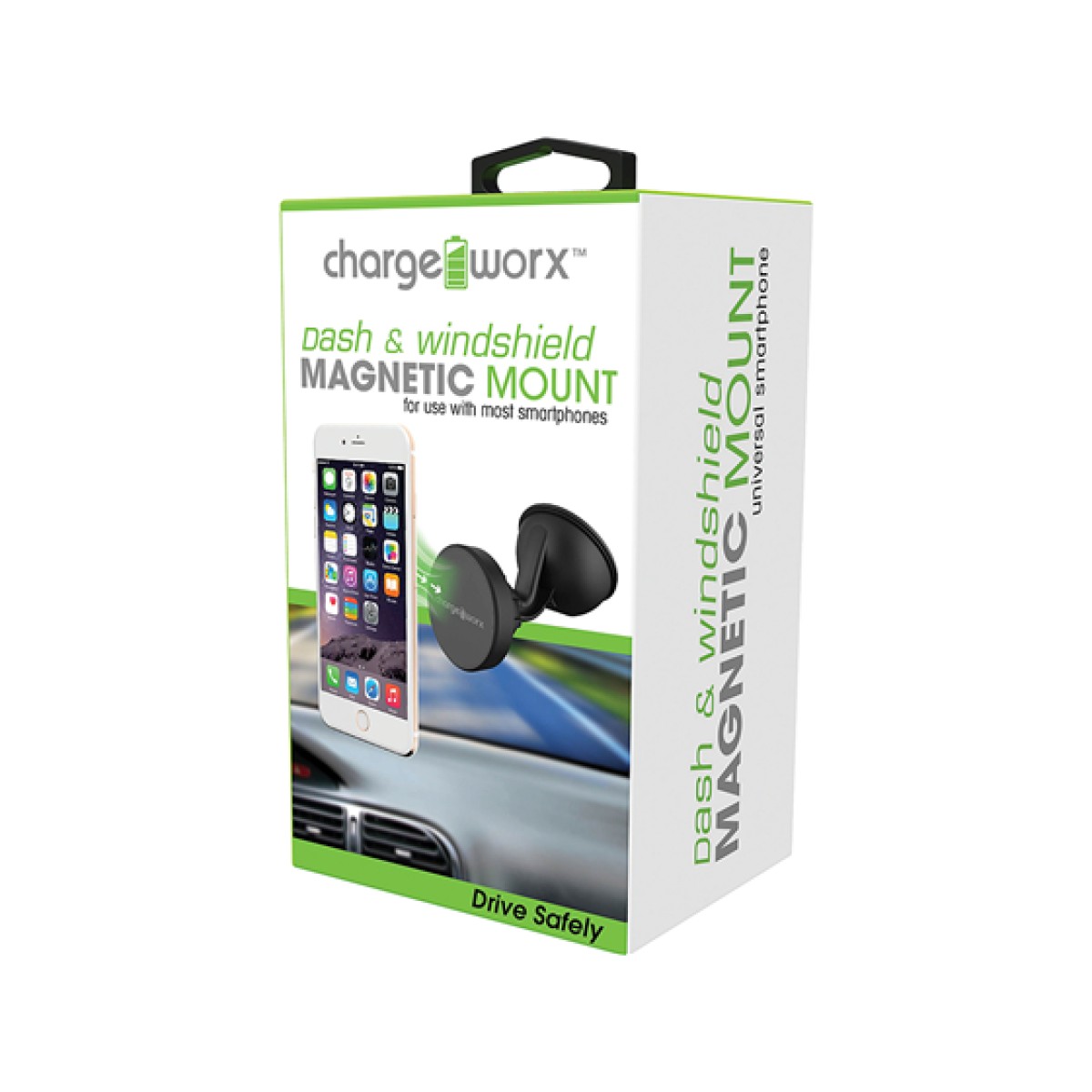 Soporte Magnetico Chargeworx Universal Para Smartphones Y Ipods Negro