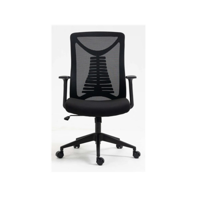 Silla De Oficina Myo Tela Negro Ergonomica