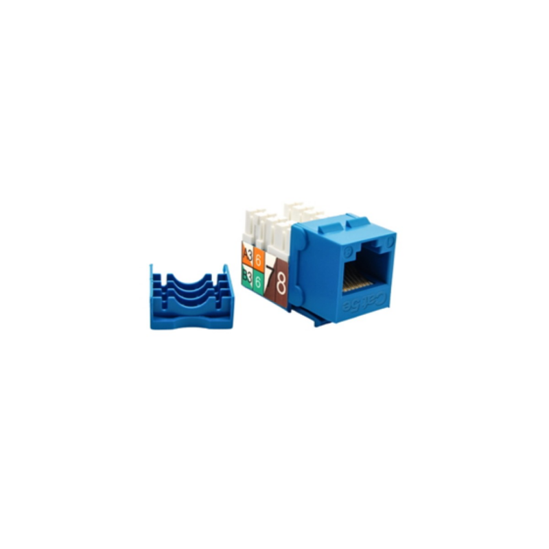 Jack Mini Keystone Agiler Cat5E 110 Azul