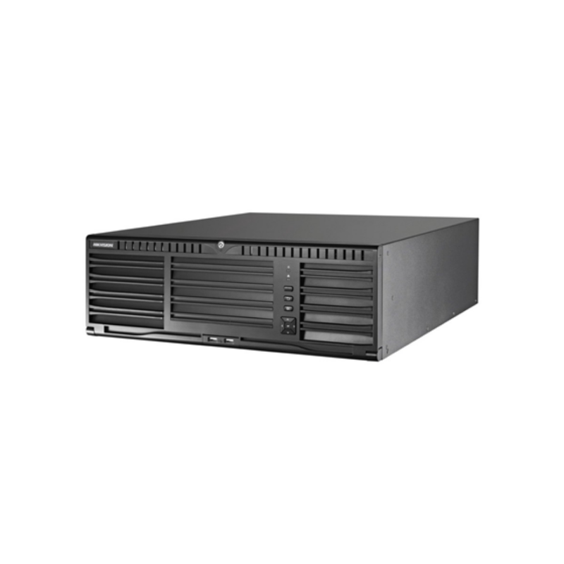 Nvr Hikvision 128 Canales Ip 12 Megapixel 16 Bahias Disco Duro